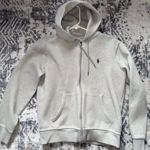 Polo Ralph Lauren double knit full zip hoodie size M